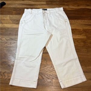 VENEZIA off white cropped jeans